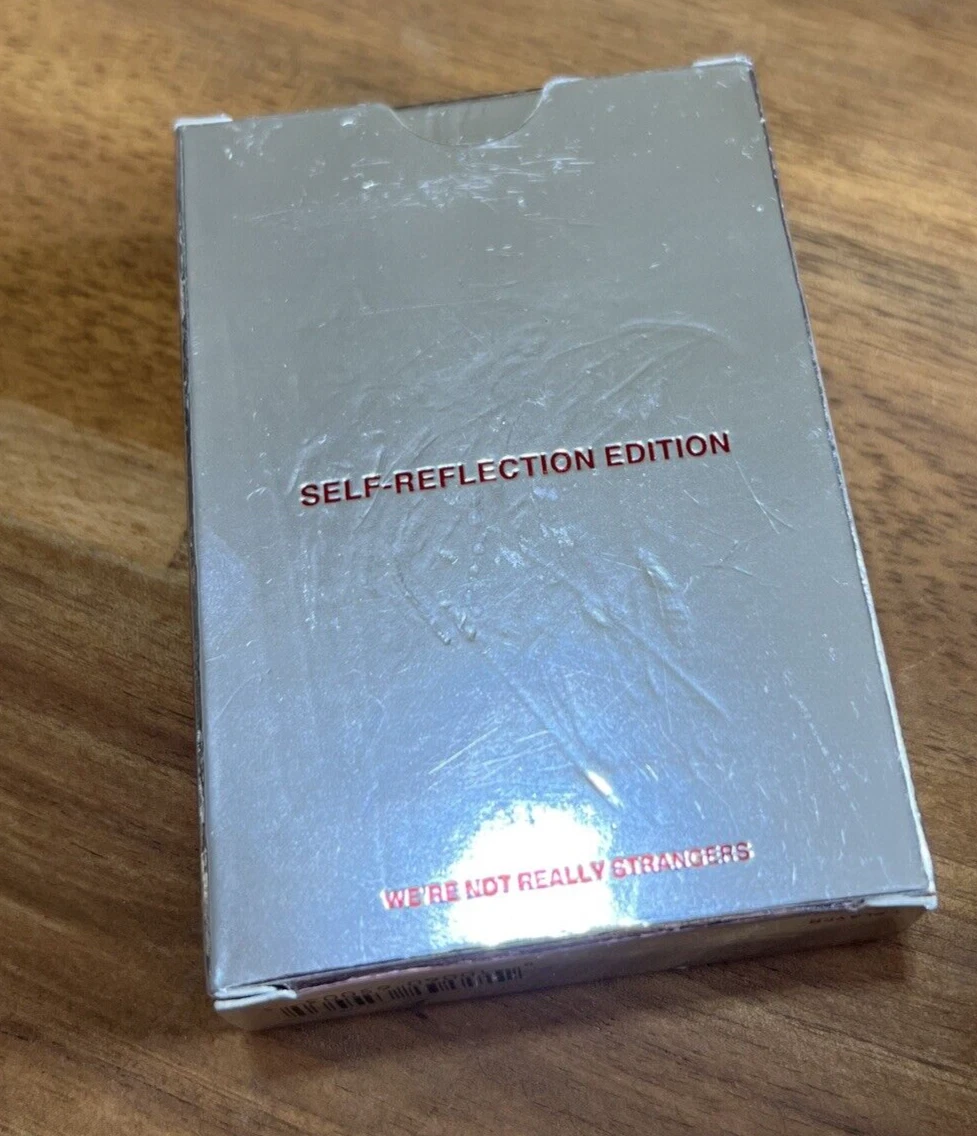 We're Not Really Strangers Cards Game Self Reflection Edition EUC  Silver Box | eBay