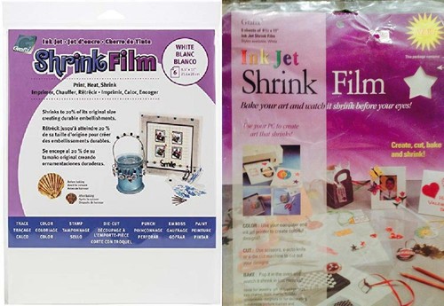 Grafix KSF6-WIJ Printable Shrink Film 8.5X11 6PC, 6-Pack, White ...