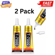 T-7000 15ml (2 PK) Rhinestone Black Glue Multi-purpose For Jewelry Glass Phone