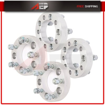 4X 5x4.5 1.25'' Wheel Spacers 1/2''x20 For Jeep Cherokee Wrangler TJ YJ XJ ZJ KJ