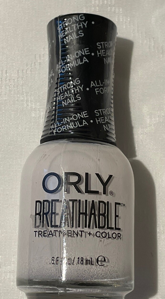Orly Breathable Nail Polish Treatment + Color Barely There OffWhite