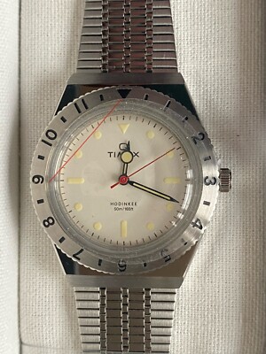 Timex Q Hodinkee Limited Edition White Dial Wristwatch UK