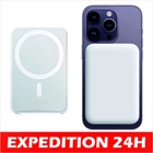 5000mAh Magnetic Power Bank External Battery, Wireless iPhone 16 15 14 13 12 11