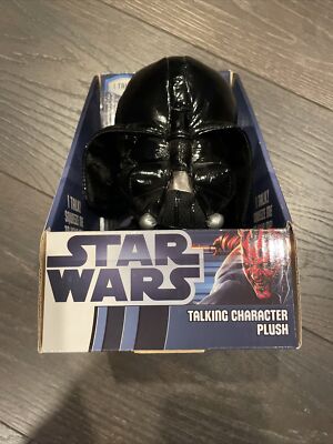 New Star Wars Movie Plush Stuffed Talking 9'' Darth Vader Character Plush Toy NIB