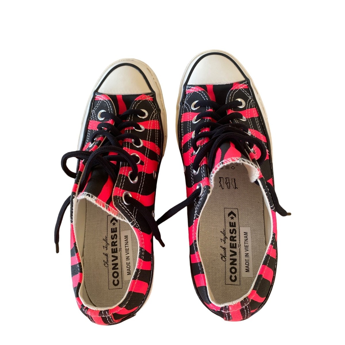 New Converse ARCHIVE PRINT Chuck Taylor 70 Black/Pink zebra