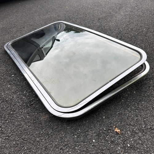 Aftermarket Chrome PopUp Sunroof With Removable Glass Van Truck RV