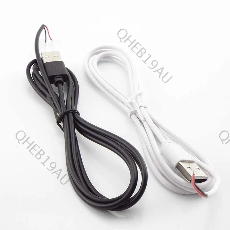 5V DC 2 pin 1M USB Cable Connector power supply Wire LED light on/off Switch 26H - Image 3 of 4