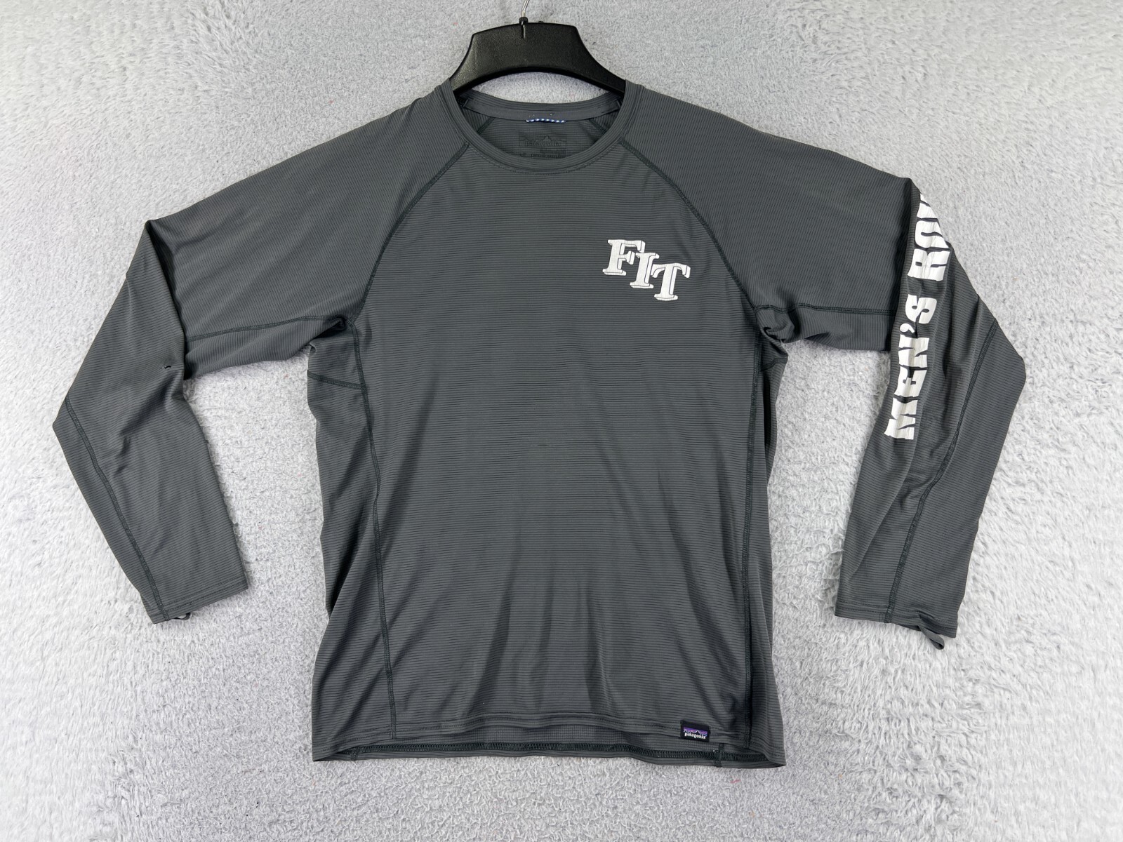 FILA Camicia Patagonia adulto piccola grigia strato base capeline Florida Tech canottaggio poli
