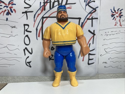 WWF Akeem Hasbro Wrestling Figure WWE WCW 1990 Ser...