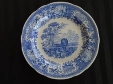 C-896 The Spode Blue Room Collection Traditions Series Aesops Fables Plate