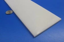 Hdpe White Bar 3/16" (.188") Thick x 3.50" Wide x 48" Long, 2 Pcs, 8 Ft Total
