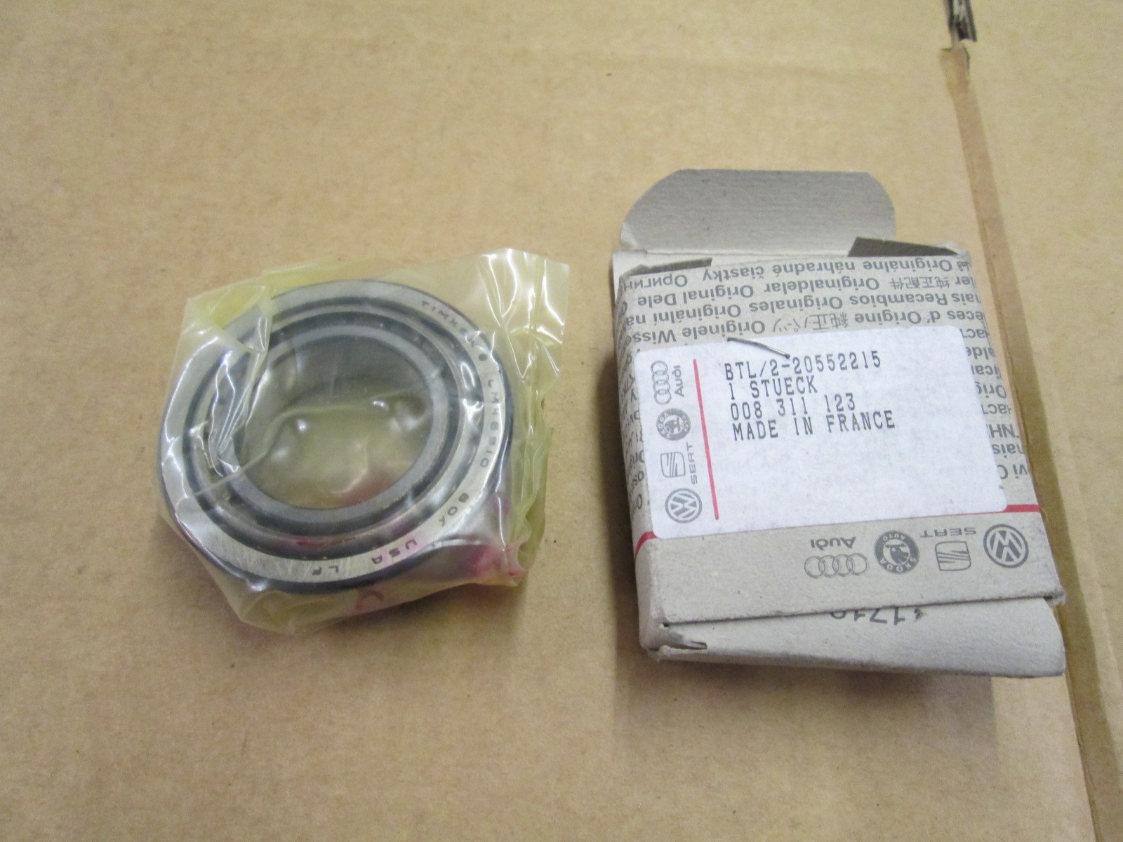NEW GENUINE VW LT GEARBOX TAPER ROLLER BEARING 008311123 NEW 