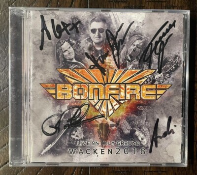 Bonfire - Live On Holy Ground Wacken 2018 + 4 Bonus Trks (Signed by Entire Band)