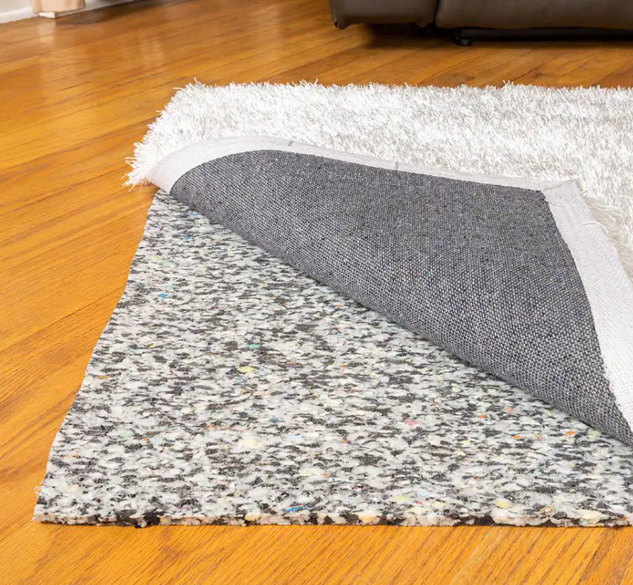 Strong Grip Area Rug Pad 0.375 in. Thick, Rebound Padding Rug Pad 6 ft