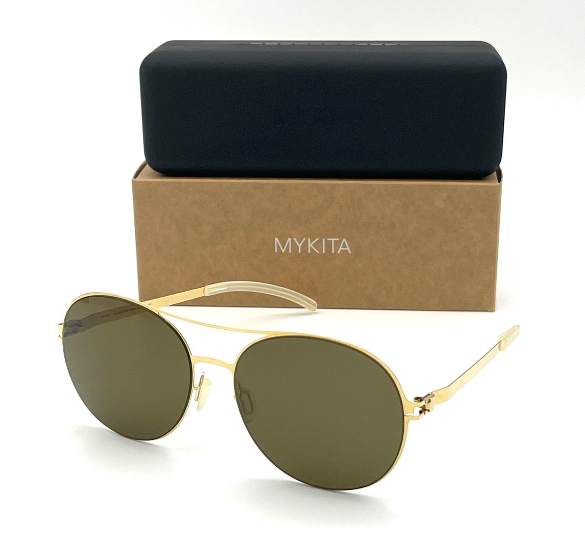 MYKITA ADELHEID COL 013 Gold / Brown 59mm sunglasses | eBay