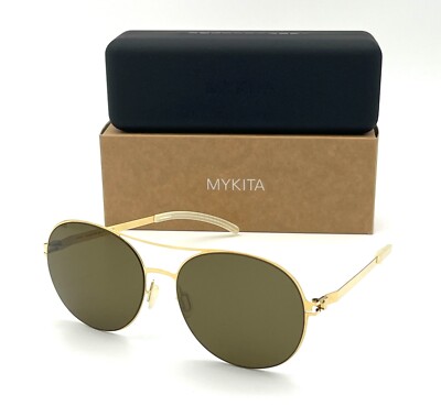 MYKITA   ADELHEID  COL 013 Gold / Brown 59mm sunglasses