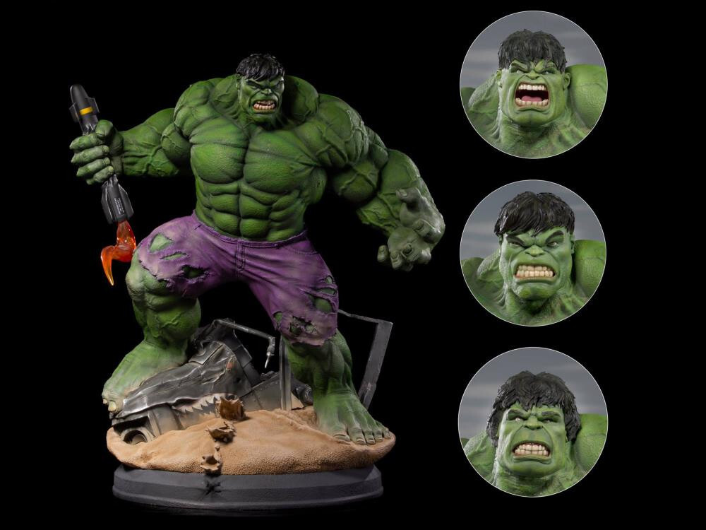 IRON STUDIOS LEGACY REPLICA MARVEL COMICS HULK 1/4 STATUE 32