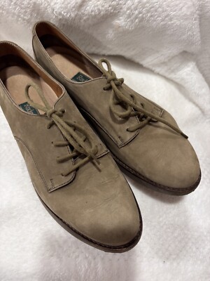 ROCKPORT Womens 7N Lace Up Oxfords Suede Tan Leather Casual Shoes Camel |  eBay