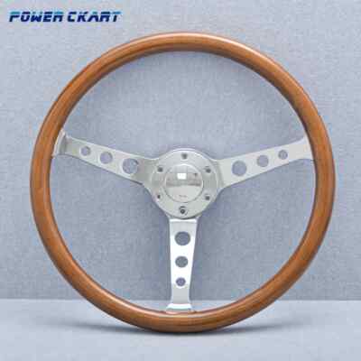 DAMD Jimmy Wood Steering Wheel クラシックオーク JDM Universal Race Sport Classic Wood Steering Wheel 15inch 380mm