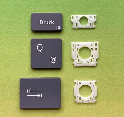 Taste / Tasten für Microsoft Surface Pro Type Cover Tastatur Platin Grau 1725