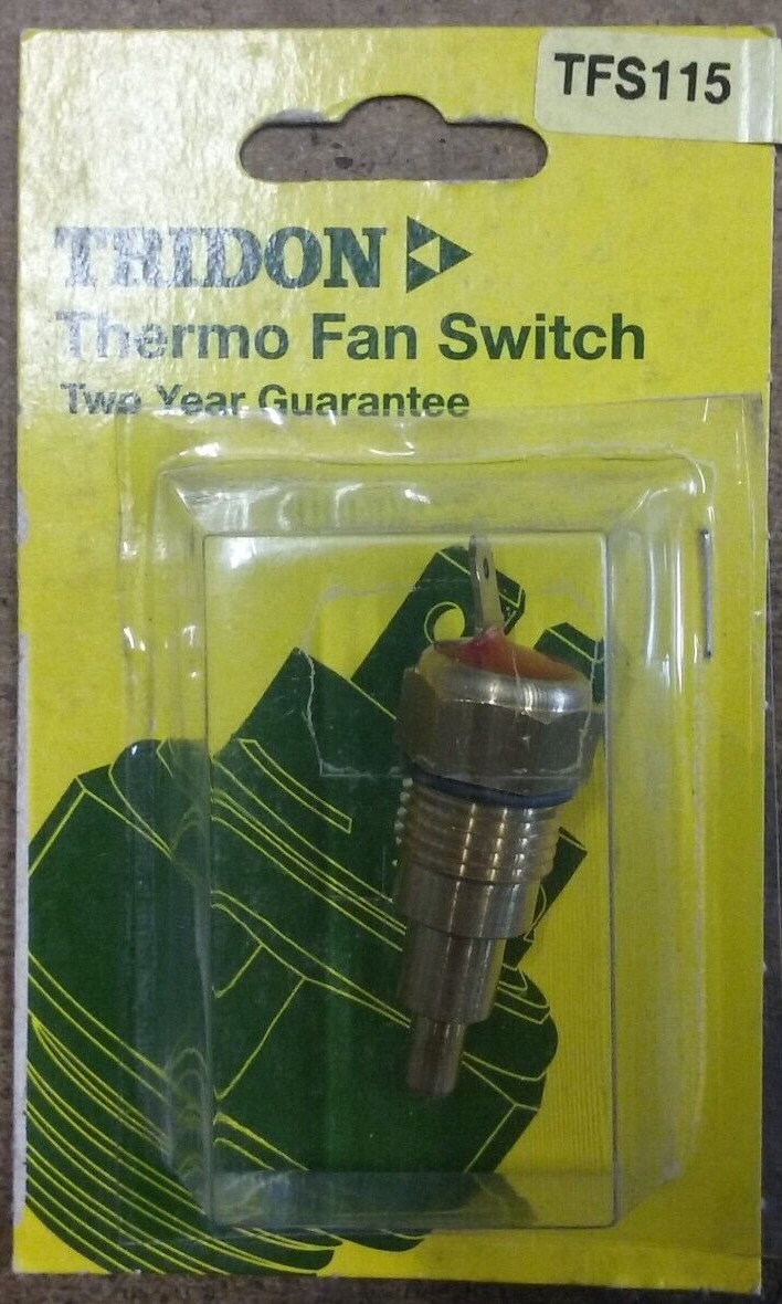 New TRIDON Universal Thermo Fan Switch - 90°C ON / 85°C OFF, M16x1.5 Thread, Fits Many Vehicles