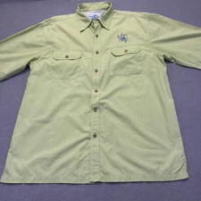 Aftco Shirt Adult Large Light Green Fishing Guy Harvey Vented Pelagic Offshore