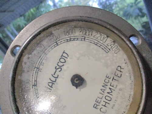 Hall-Scott Reliance R.P.M. 200-2400 Tachometer Gauge BARBOUR & STOCKWELL CO. - Picture 4 of 12