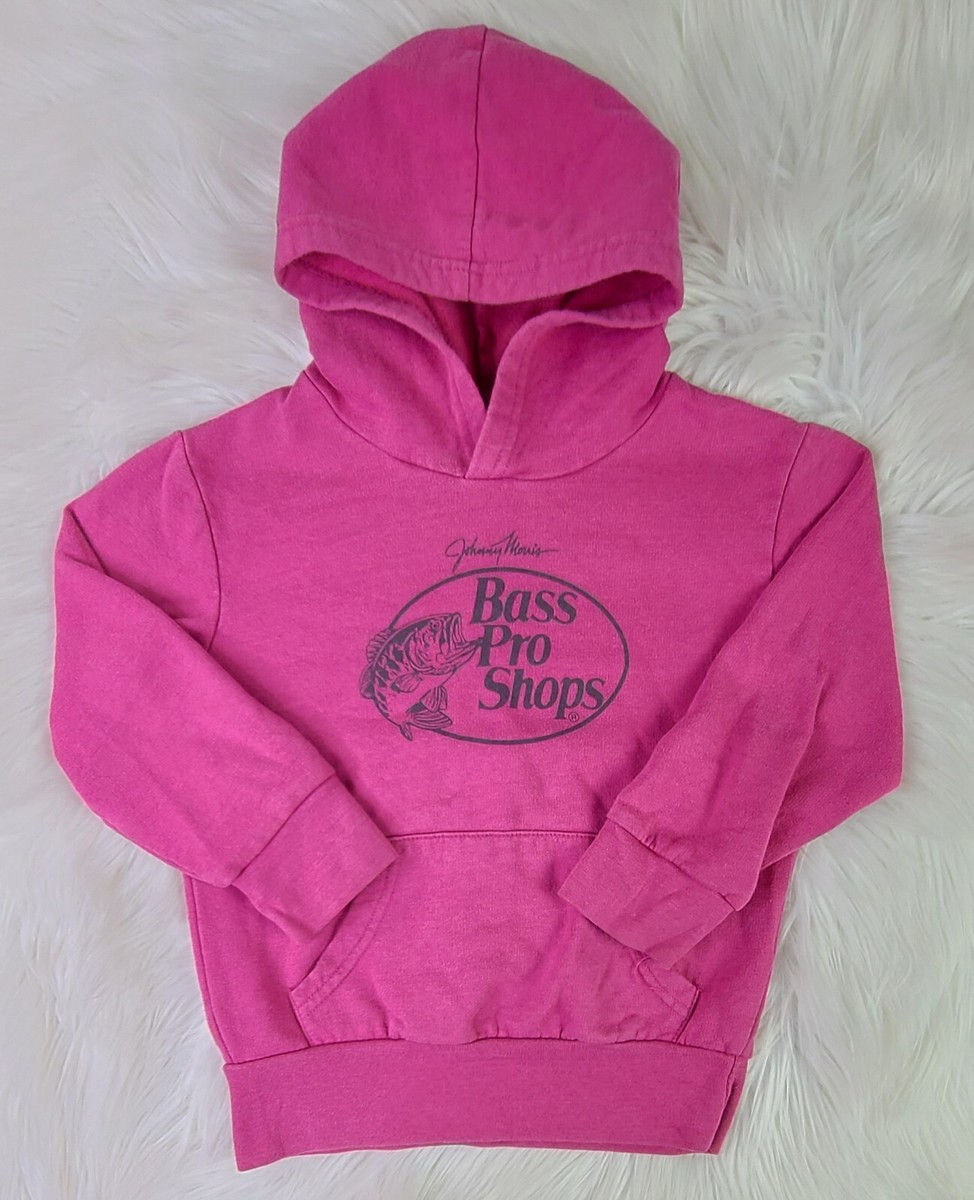 Bass Pro Shops Youth Girls (XS) Pink Hoodie