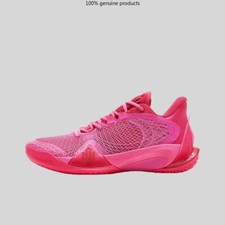 PEAK AW2 low-top men's basketball shoes ET51711A-Rose red