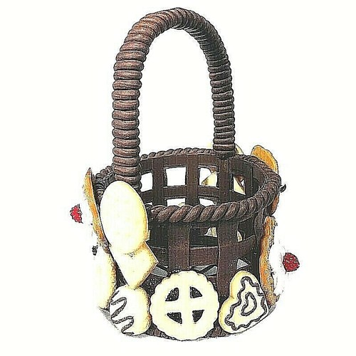 Department 56 Baskets of cookies centerpiece cookie basket Christmas - Picture 3 of 10