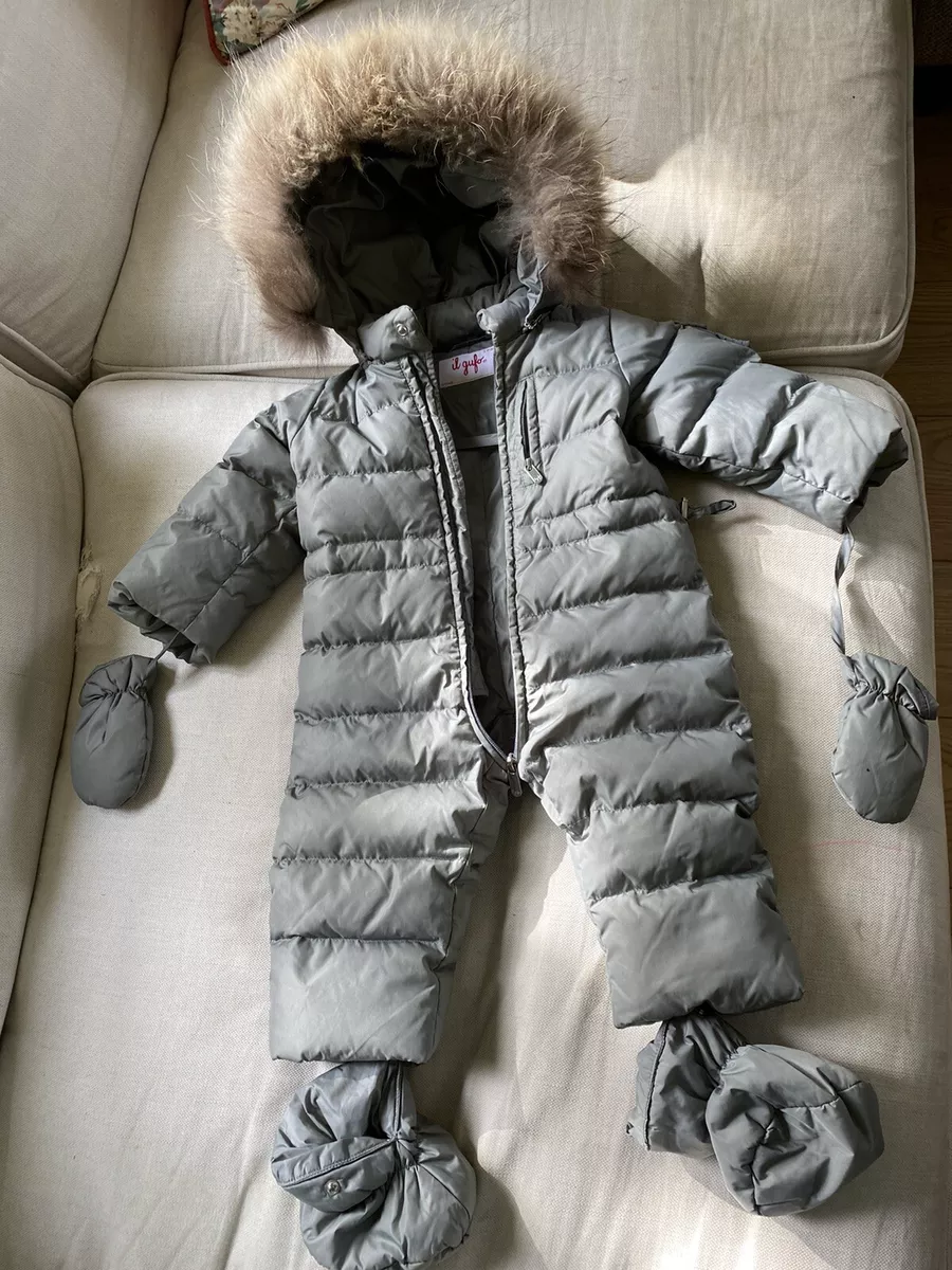 Baby fur hood snowsuit cheap