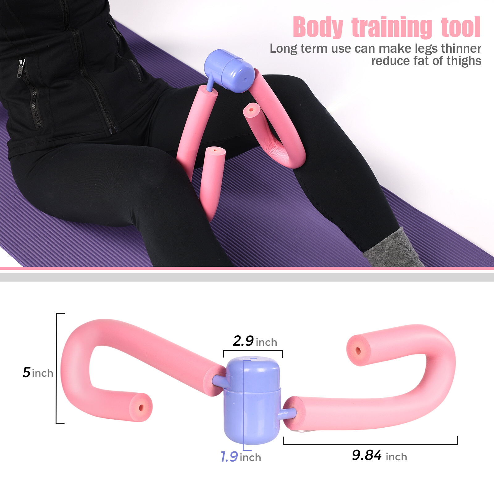 Thigh Trainer Pelvien - Résistance Réglable 0-77 Lbs