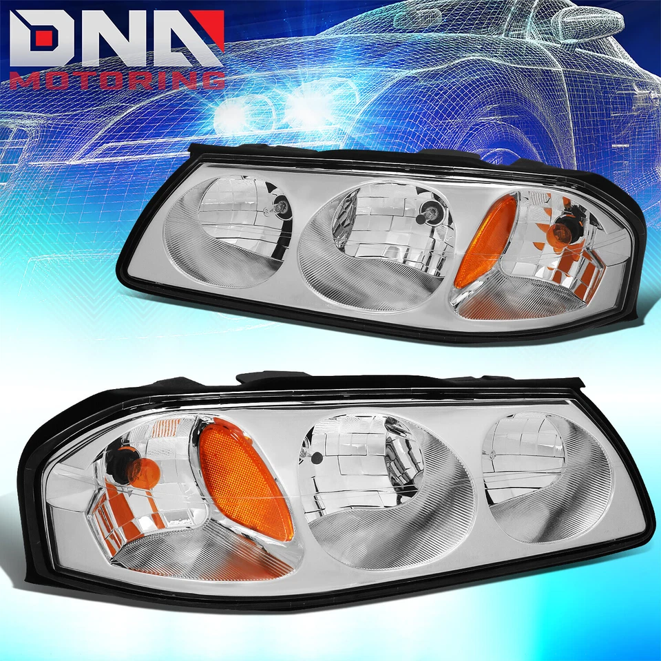 PARA CHEVY IMPALA 2000-2005 INTERMITENTE FAROS CON KIT LED + VENTILADOR DE REFRIGERACIÓN CROMADO Foto 2 de 4