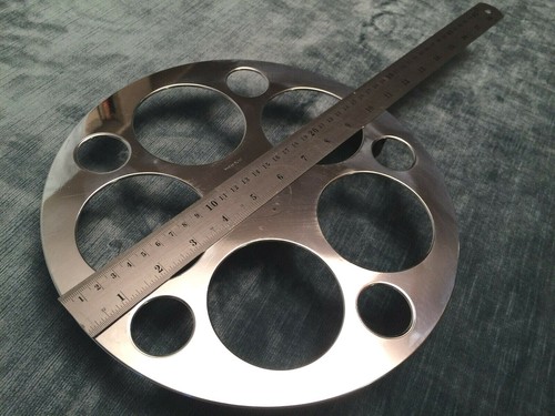 35mm FILM FLANGE VINTAGE 1200' POLISHED ALUMINUM "PARAMOUNT" (Studios Hollywood) - Picture 12 of 12