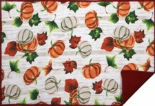 Microfiber Dish Drying Mat,App.12"x18",HARVEST,FALL,LEAVES  PUMPKINS,brown,GR