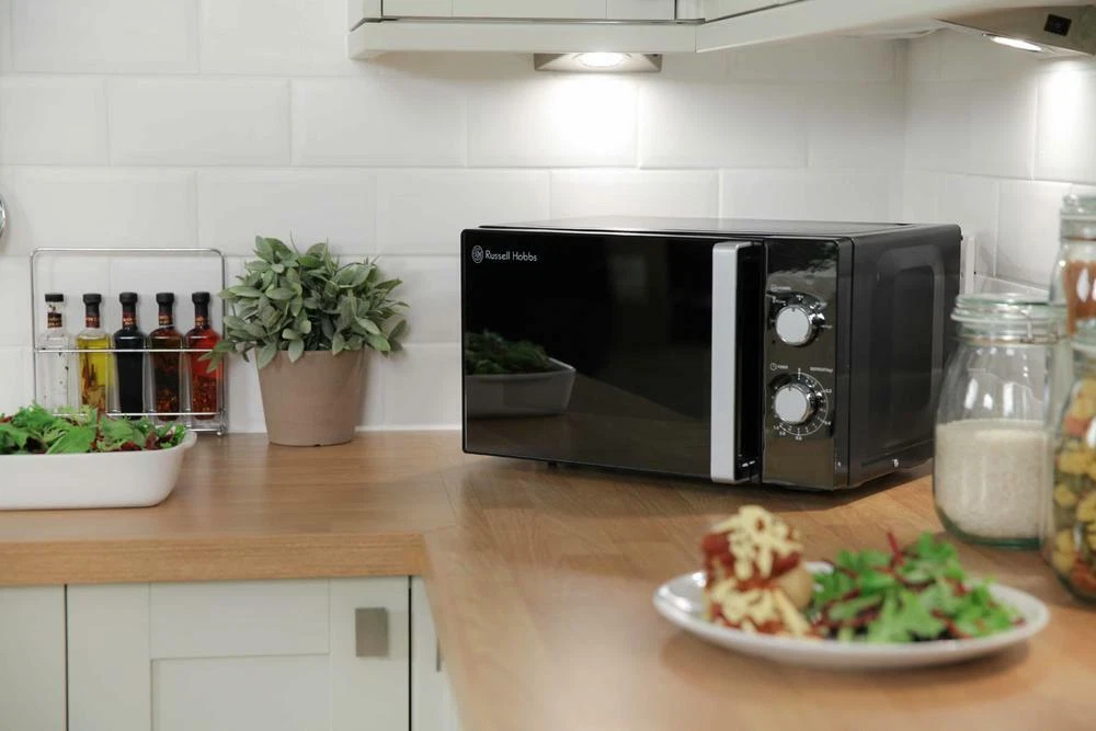 Russell Hobbs RHM2061B 20L 5 Power Levels 800W Black Microwave