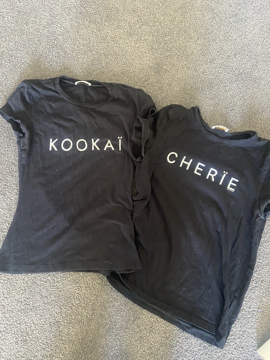 kookai t shirts x 2