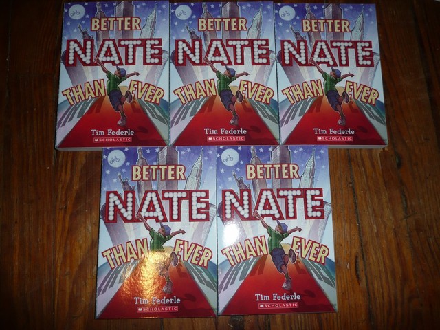New Lot Of 5 Better Nate Than Ever Tim Federle Guided Reading Lit Circle Books For Sale Online