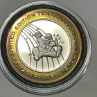 Fitzgeralds Casino Reno Nevada $10 Gaming Rare Token .999 Fine Silver Strike 999
