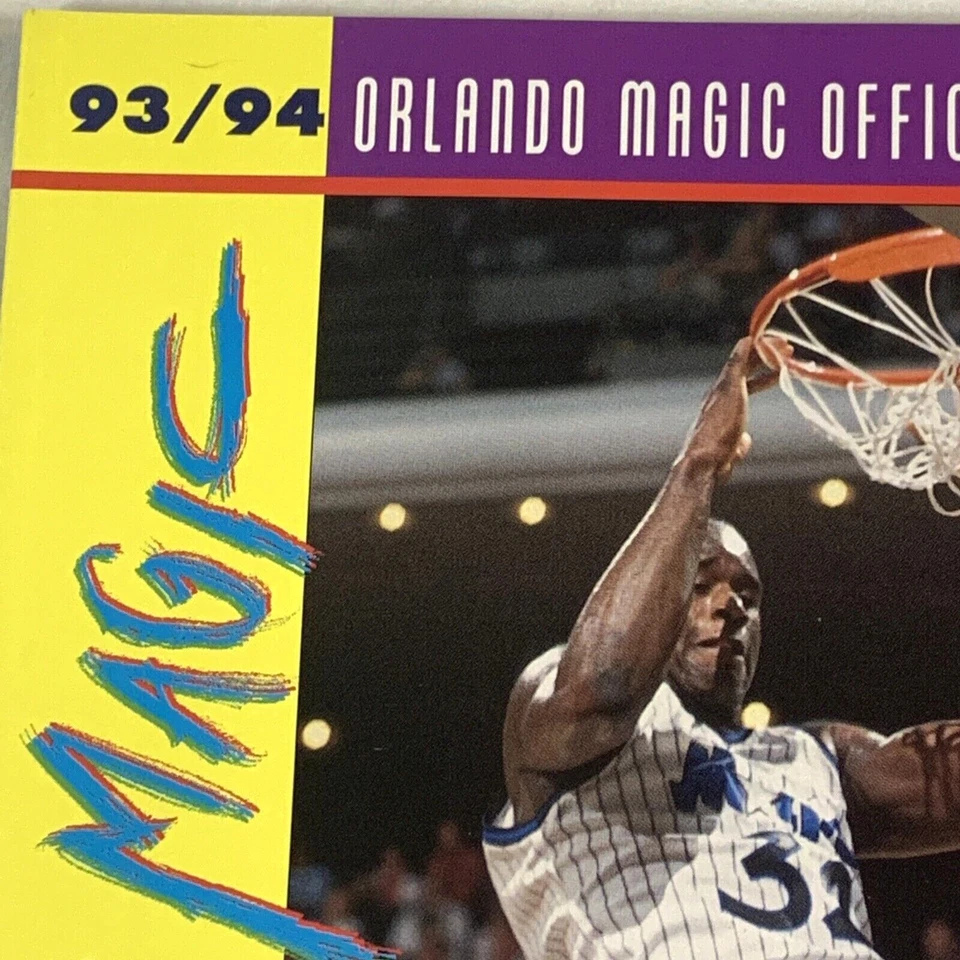 Anuario oficial del equipo Orlando Magic 1993-1994 Scott Skiles Penny Hardaway NBA Foto 2 de 4