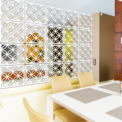 Hanging Room Divider Panels,10 Pieces Wood-Plastic Screen Panels Wall Divider Pa