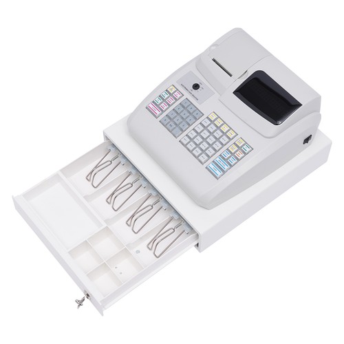 Cassettiera registratore di cassa elettronico con chiave,per banconote monete vendita al dettaglio ristorante POS - Foto 13 di 19