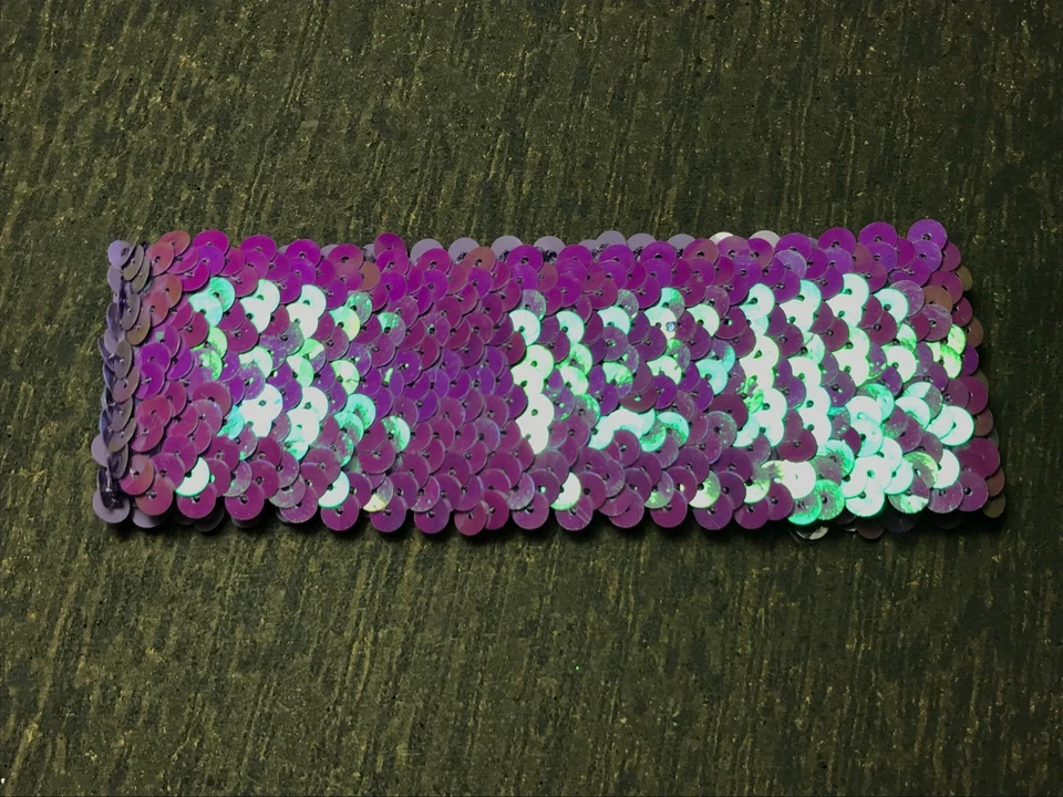  Girls Sequin Headband Width 1.75 inch you choose color - Image 2 of 4