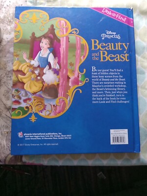 Disney Princess - Beauty and the Beast Look and Find Activity Bo