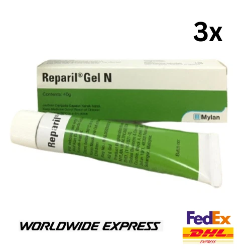 3x Reparil Gel N 40g Anti-Inflammatory, Pain Relieving & Swelling DHL EXPRESS