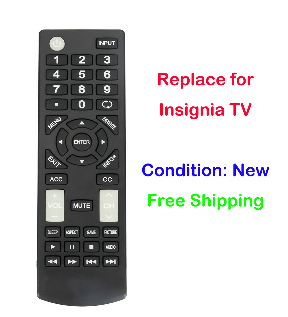 Control Compatible For Insignia Led Lcd Tv