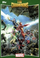 [DIGITAL CARD] Topps Marvel - The Champions #5 - We Are The Champs - Green