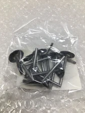 Pack Of (12) Grobet USA 3/4" Soft Bristle Mounted Wheel Brush, 1/8" Shank 16.616