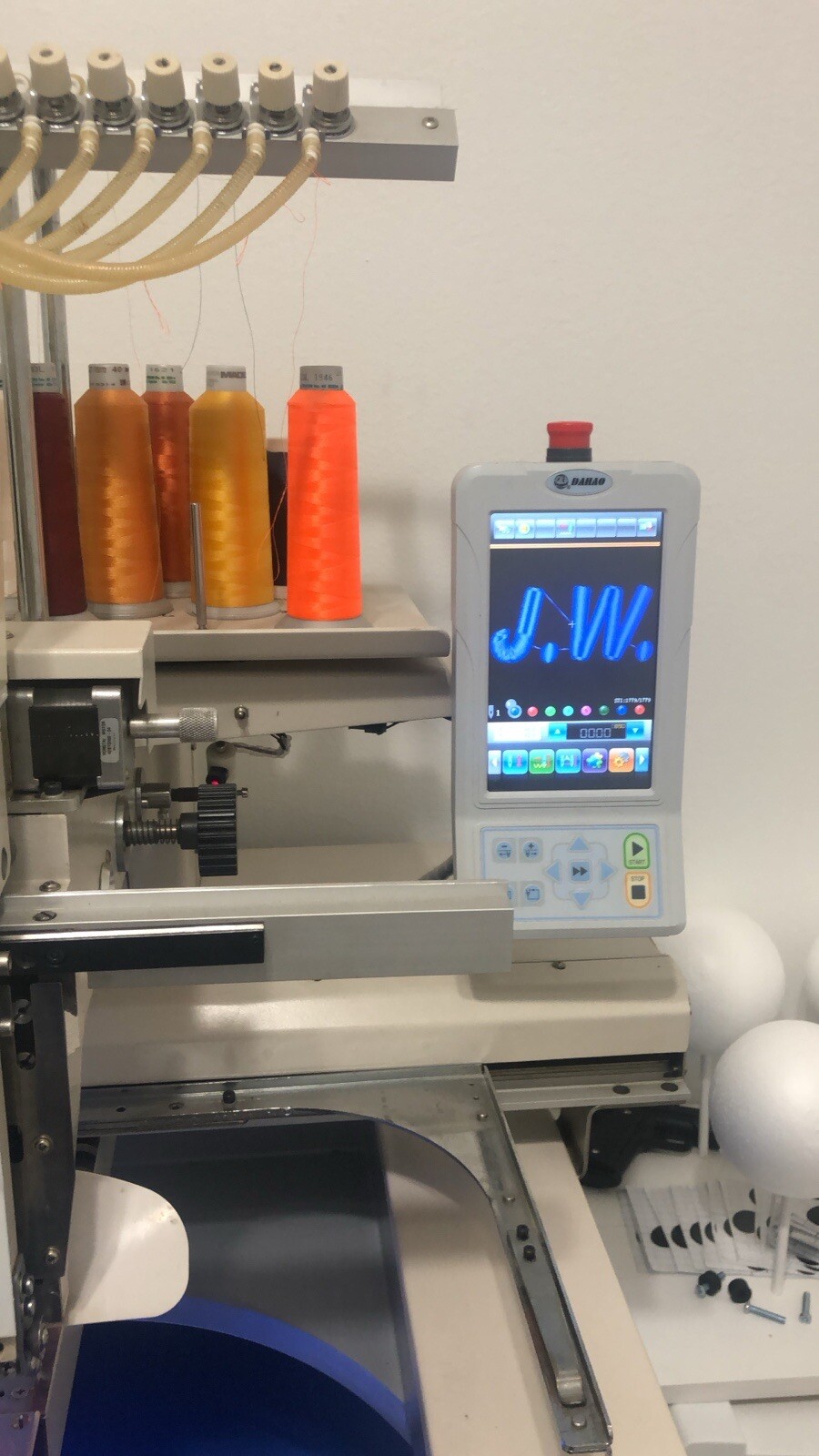 used commercial embroidery machines for sale eBay