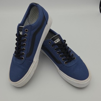 Vans Ward Blue Black Men's Canvas Sneakers 8